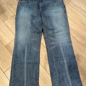 Seven7 Women's Blue Boot Cut Jeans